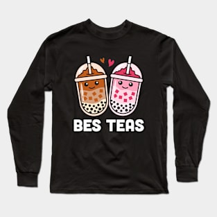 Bes Teas Besties Cute Kawaii Long Sleeve T-Shirt